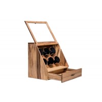 Скринька з подушечками для 6 годинників ecoWalnut 32.2х34.6х22.8 см Скринька з подушечками для 6 годинників ecoWalnut 32.2х34.6х22.8 см