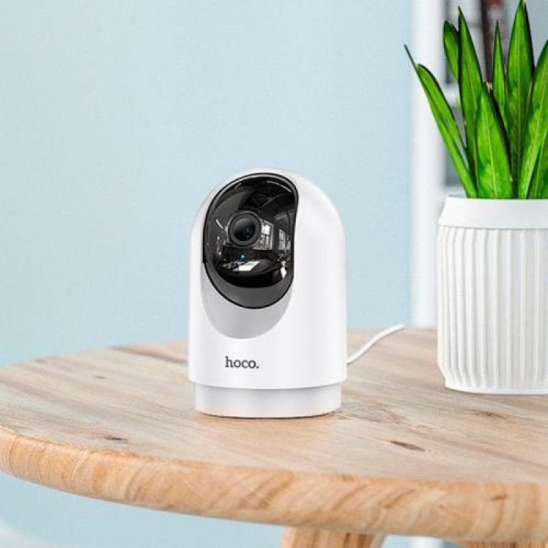 Камера відеоспостереження Smart Camera Hoco D1 Wi-Fi 3MP IP indoor Білий (2130127139)