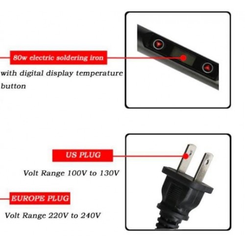 Паяльний набір GUT electric soldering iron set