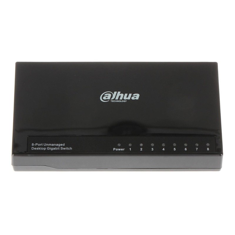 8-портовий L2 гігабітний некерований комутатор Dahua DH-PFS3008-8GT-L
