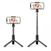Селфі палиця бездротовий монопідштатів Hoco K11 Tripod Selfie Stand Bluetooth (Чорна)