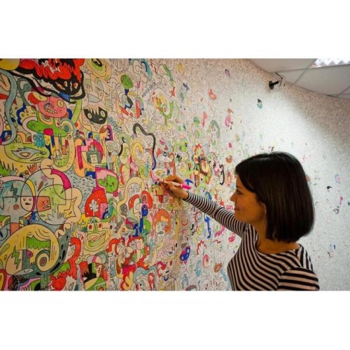 Шпалери - розмальовки Pasportu Чудики 60х100см 201-19812637 Шпалери - розмальовки Pasportu Чудики 60х100см 201-19812637