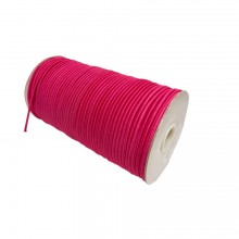 Шнурок-гумка круглий Luxyart 3 мм 500 м Рожевий (Р3-8)