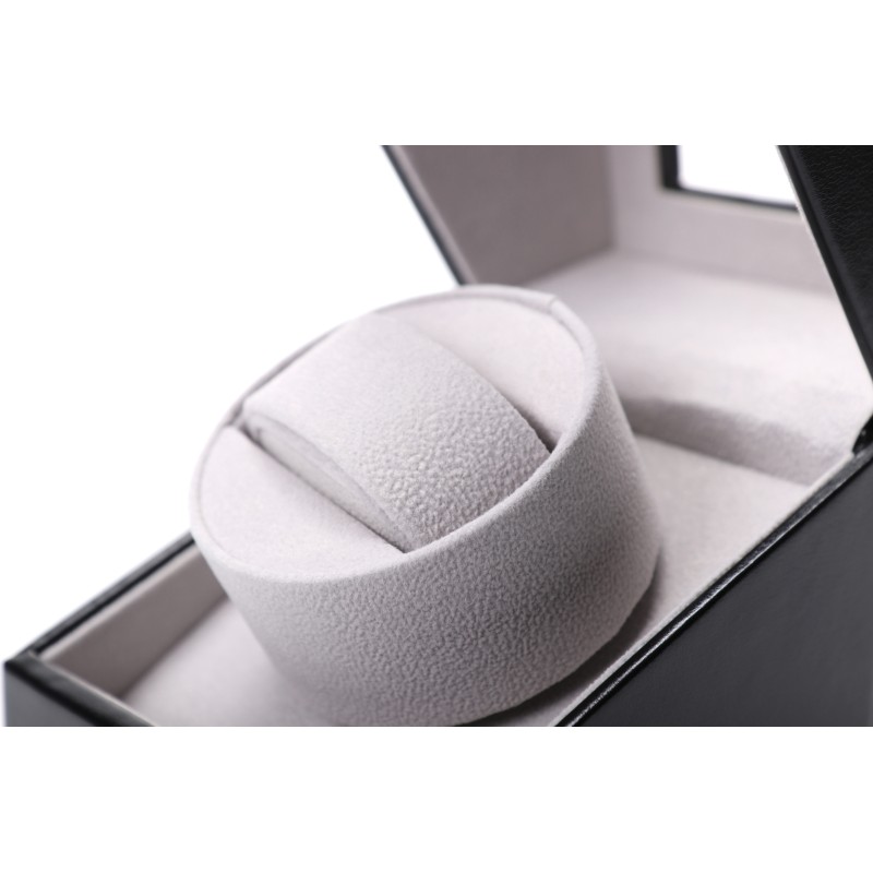 Шкатулка Craft для підзаводу 1 годинника W/PU/125/B Чорний