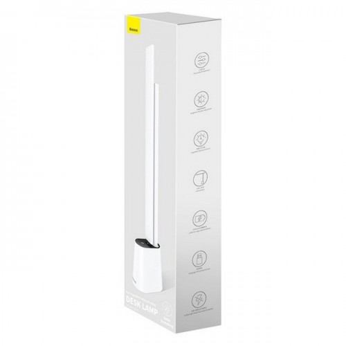 Акумуляторна лампа настільна BASEUS Rechargeable Folding Reading Desk Lamp DGZG-0G 43х8,5х5,5 см White Акумуляторна лампа настільна BASEUS Rechargeable Folding Reading Desk Lamp DGZG-0G 43х8,5х5,5 см White