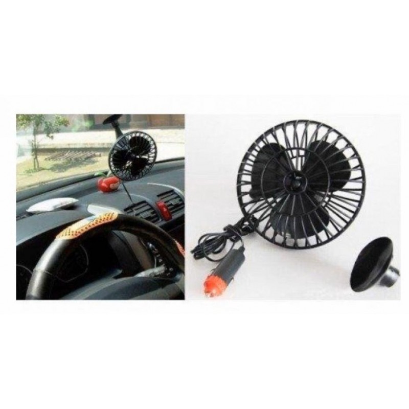Автомобільний вентилятор на присосці MINI LUFTER MJ40A Чорний (300368)