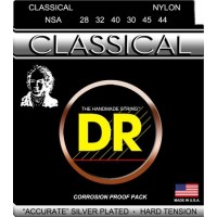 Струни для класичної гітари DR NSA Nylon Classical Silver Plated Strings Hard Tension Струни для класичної гітари DR NSA Nylon Classical Silver Plated Strings Hard Tension