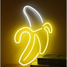Настінний неоновий світильник-нічник Angel Банан 47*32 см