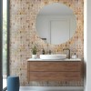 Декоративна ПВХ панель Sticker Wall 960x480x4 мм Бежевий (D) SW-00002481