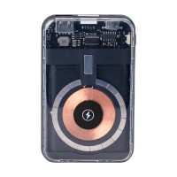 Повербанк Smart X 10000 mAh з бездротовою зарядкою USB-С/USB-A/microUSB/Apple Lightning 3 шнури в комплекті