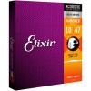 Струни для акустичної гітари Elixir 11002 Nanoweb 80/20 Bronze Acoustic Extra Light 10/47
