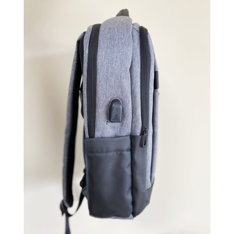 Рюкзак міський для ноутбука Edison 19383 Сірий (IBR182S)