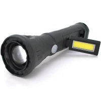 Фонарик ручний акумуляторний 3 режиму Zoom Voltronic JLP-2182A