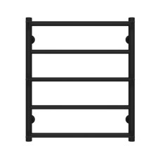 Рушникосушарка водяна Ladder П5 500х600 Deffi Чорний (C.LK.60.50.5.B.B)