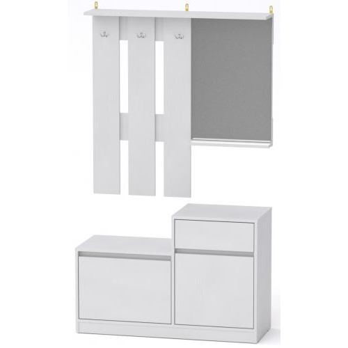 Передпокій Влада Компанит Німфея альба (110х38х168, 3 см) Передпокій Влада Компанит Німфея альба (110х38х168, 3 см)