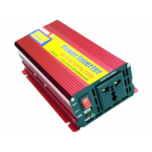 Перетворювач напруги інвертор Eryuan 1500W DC/AC 12V-220V Red (3_02578)