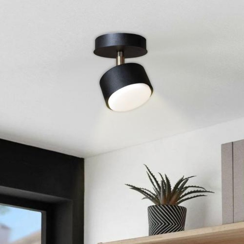 Світильник стельовий MSK Electric Copter з поворотним плафоном під лампу GX53 NL 80405-1 BK Чорний (619313)