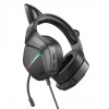 Навушники Borofone BO106 Cute cat ear luminous gaming 2 м Phantom Cat