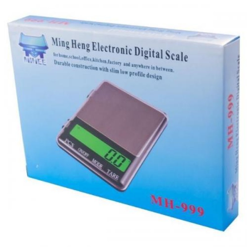 Ваги ювелірні настільні з великою платформою Digital Scale MH-999 Ming Heng Electronic на 3000 г 0.1 г