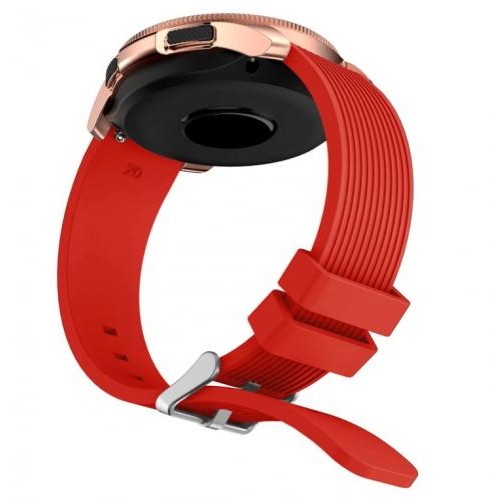 Ремінець BeWatch силіконовий ECO2 для годинника універсальний 20мм Червоний (1012103) Ремінець BeWatch силіконовий ECO2 для годинника універсальний 20мм Червоний (1012103)