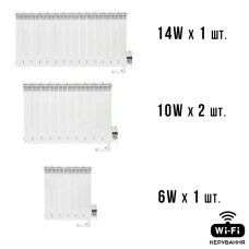 Розумна мобільна система опалення електрична ELECTRO SET 40А WI-FI 4050 Вт