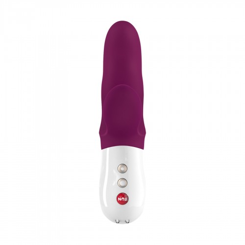 Вібратор-кролик Fun Factory MISS BI grape/white, 2 незалежні мотори, діаметр 4,2 см