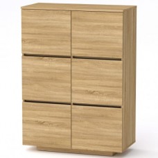 Комод Тумба 2 Компанит МГ 5 85х40х118 см Дуб сонома