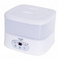 Електросушарка для овочів фруктів грибів Adler AD 6658 White Електросушарка для овочів фруктів грибів Adler AD 6658 White
