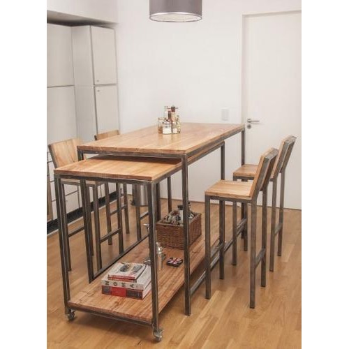 Комплект барний GoodsMetall у стилі Лофт Ірландія (НК3) Комплект барний GoodsMetall у стилі Лофт Ірландія (НК3)