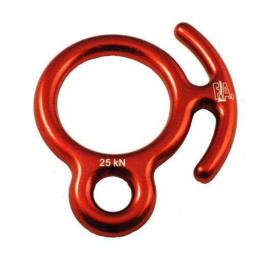 Восьмёрка First Ascent с фиксатором Красный (FA-6003RED) Восьмёрка First Ascent с фиксатором Красный (FA-6003RED)