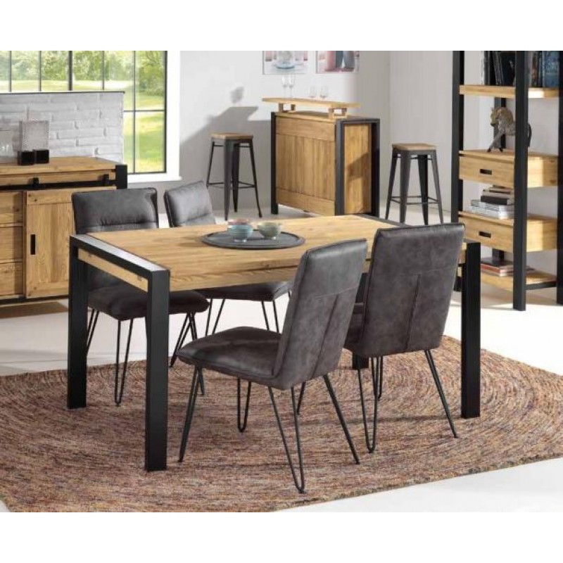 Комод Loft NS-243 830x1200x450 мм Чорний