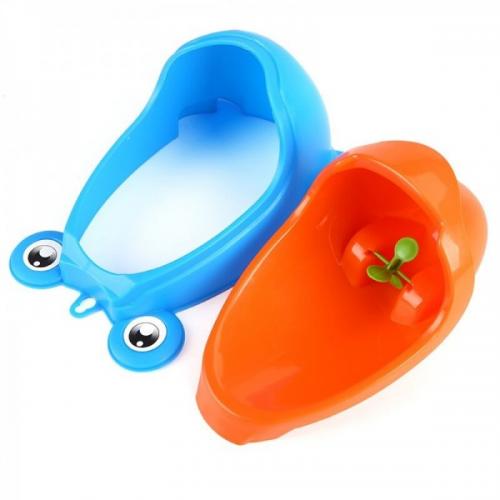 Дитячий пісуар Жаба Leluno LU1076 Блакитний з оранжевим Дитячий пісуар Жаба Leluno LU1076 Блакитний з оранжевим