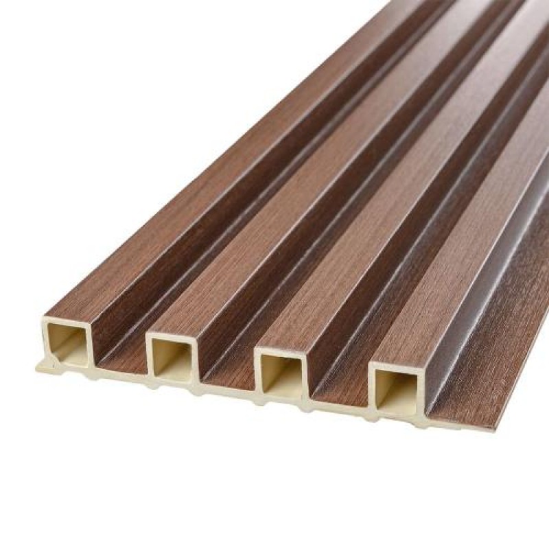 Декоративна стінова рейка Sticker Wall WPC 160x3000x23 мм Капучіно (SW-00001538)