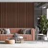 Декоративна стінова рейка Sticker Wall PS 2900x120x11 мм Чорно-коричневий (SW-00002140)
