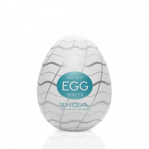 Мастурбатор-яйцо Tenga Egg Wavy II с двойным волнистым рельефом в інтернет супермаркеті PbayMarket!