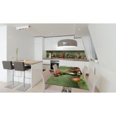 Наклейка вінілова на стіл Zatarga «Натюрморт Ягоди та Троянди» 650х1200 мм Z180674/1st