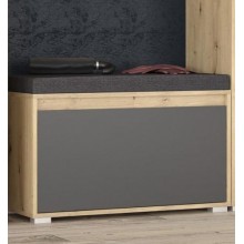 Тумба для взуття Меблі Сервіс 1Д Торіно Артісан + Шампань Тумба для взуття Меблі Сервіс 1Д Торіно Артісан + Шампань