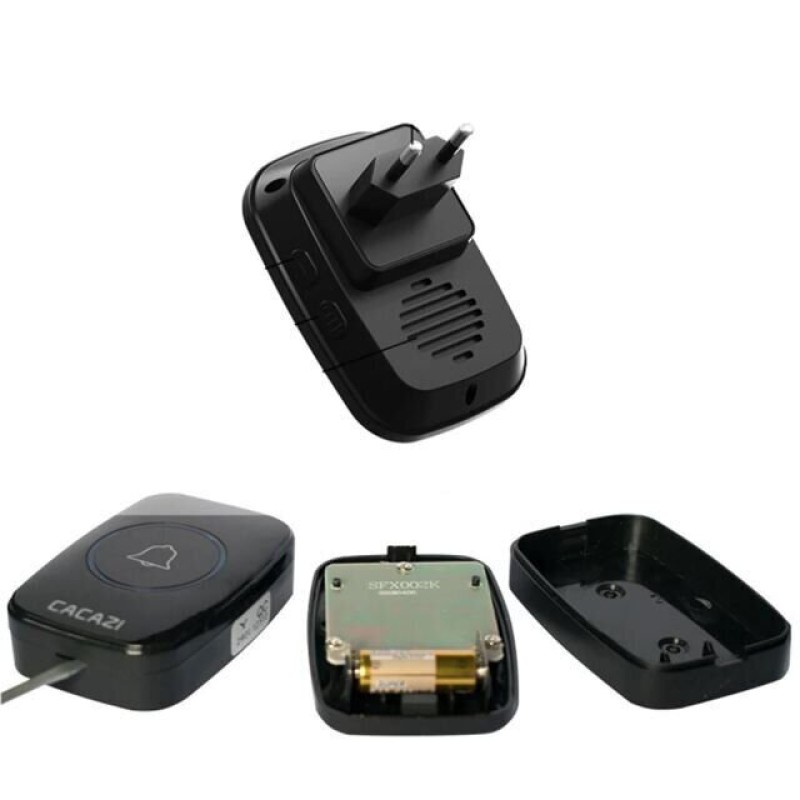 Безпровідний дверний дзвінок на вхідні двері з 2-ма кнопками виклику Cacazi A21