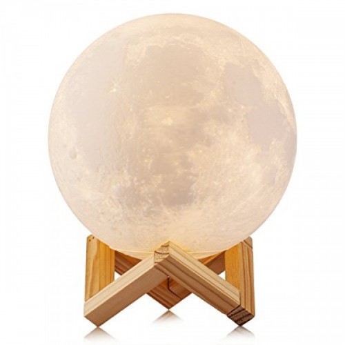 Нічник 3D Moon Touch Control 15 см 5 режимів Місяць (kds969414235)