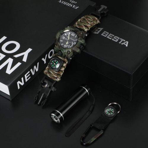 Годинник чоловічий наручний з компасом BESTA Box Military Light Камуфляж (2446957429) Годинник чоловічий наручний з компасом BESTA Box Military Light Камуфляж (2446957429)