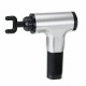 Портативний ручний м'язовий масажер для тіла Fascial Gun HG-320 Silver-Black (SMT179524381)