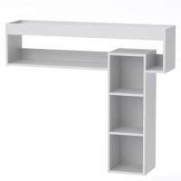 Настінна полиця Компаніт МГ-6 навісна-3 Німфея альба (120х28х105,1 см) Настінна полиця Компаніт МГ-6 навісна-3 Німфея альба (120х28х105,1 см)