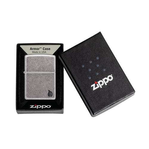 Запальничка бензинова Zippo Armor Series Flame Сірий (46399) Запальничка бензинова Zippo Armor Series Flame Сірий (46399)