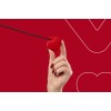 Міні-вібратор Серце FairyGasm PleasureStone 9 режимів red (SX0645)