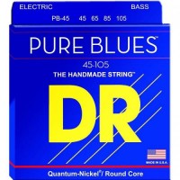 Струни для бас-гітари DR PB-45 Pure Blues Quantum-Nickel Medium Bass Strings 45/105 Струни для бас-гітари DR PB-45 Pure Blues Quantum-Nickel Medium Bass Strings 45/105