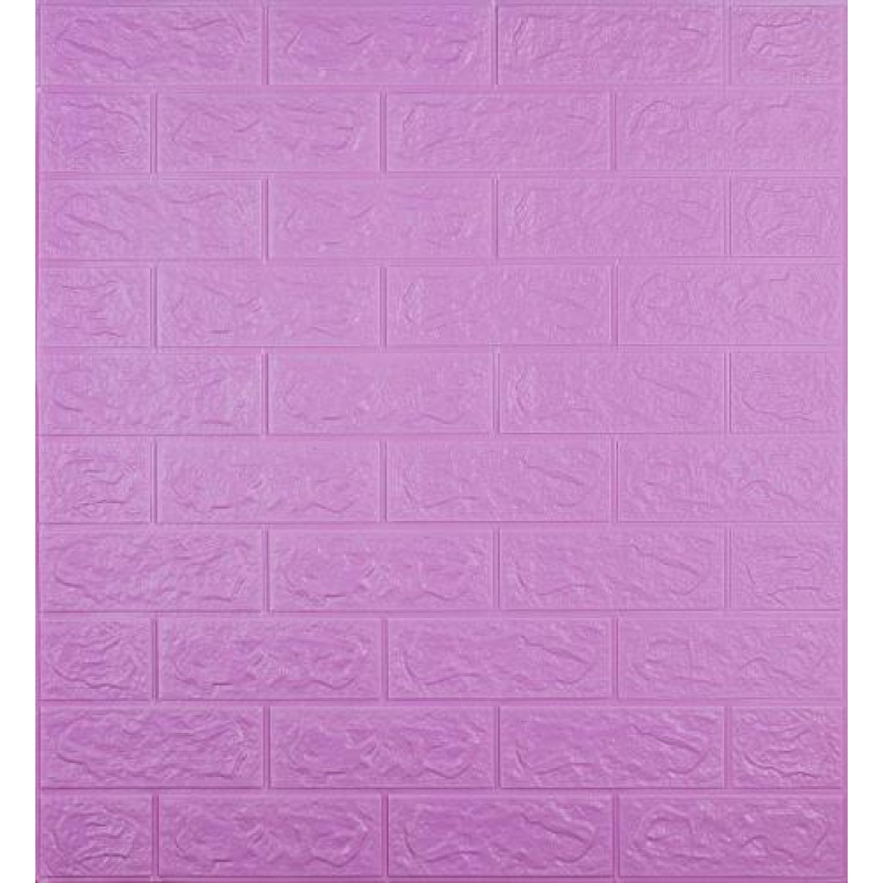 Самоклеюча декоративна 3D панель 3D Loft 700x770x5 мм Фуксія (219)