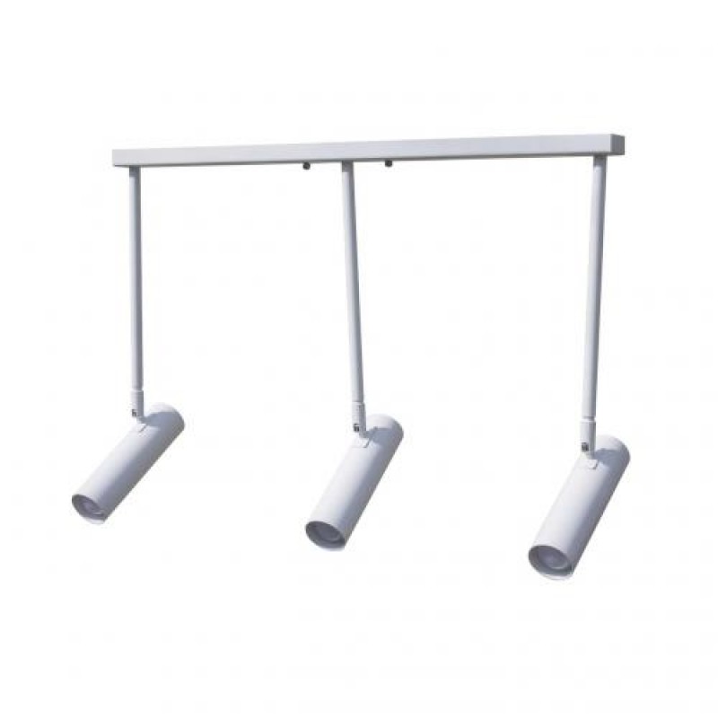 Світильник із поворотними плафонами на планці MSK Electric Telescope NL 1730-3 W