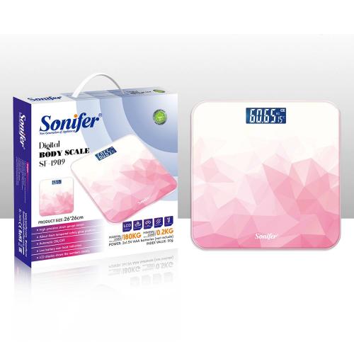 Ваги підлогові Sonifer SF-1909 Pink Ваги підлогові Sonifer SF-1909 Pink