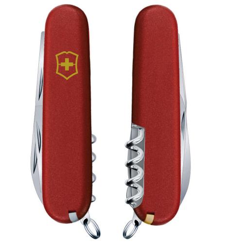 Складаний ніж Victorinox Climber Mat Червоний матовий лак з жовтим лого (1.3703_M0008p) Складаний ніж Victorinox Climber Mat Червоний матовий лак з жовтим лого (1.3703_M0008p)