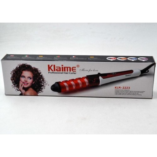 Плойка для завивки волосся Klaime KLM-2223 спіральна 25W (3_01642)